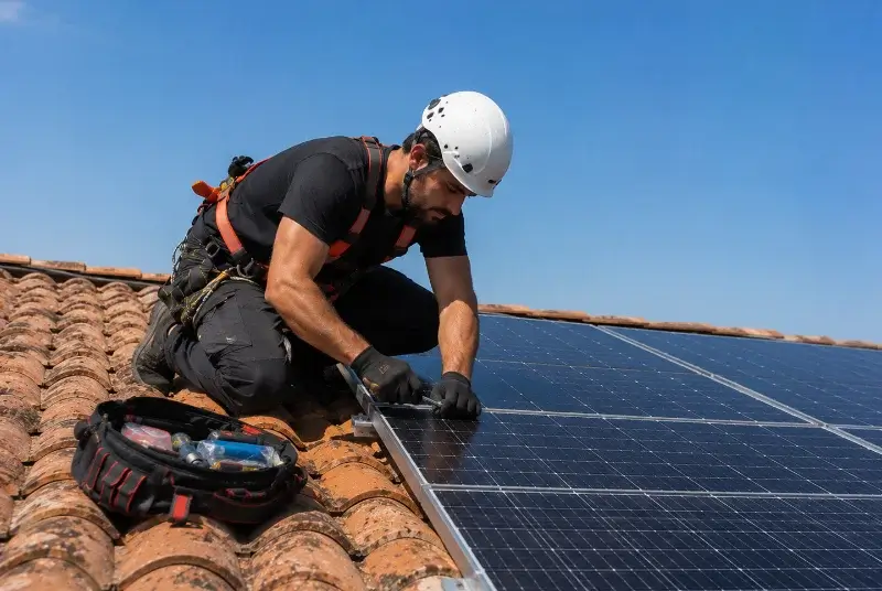 Maintenance et monitoring de panneaux solaires à Longeville-sur-Mer